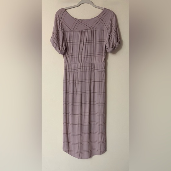 Free People Pink Plaid Midi Dress, size S - Picture 12 of 12